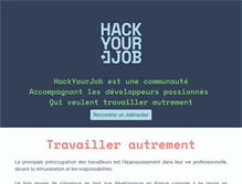 Tablet Screenshot of hackyourjob.com